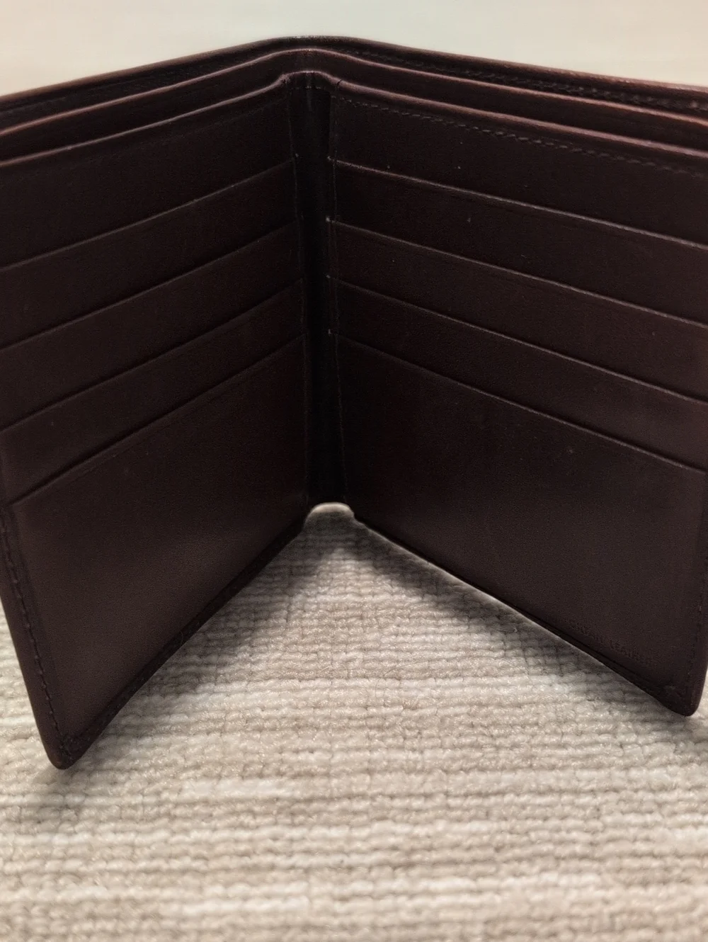Classic Brown Leather Bi-Fold Wallet